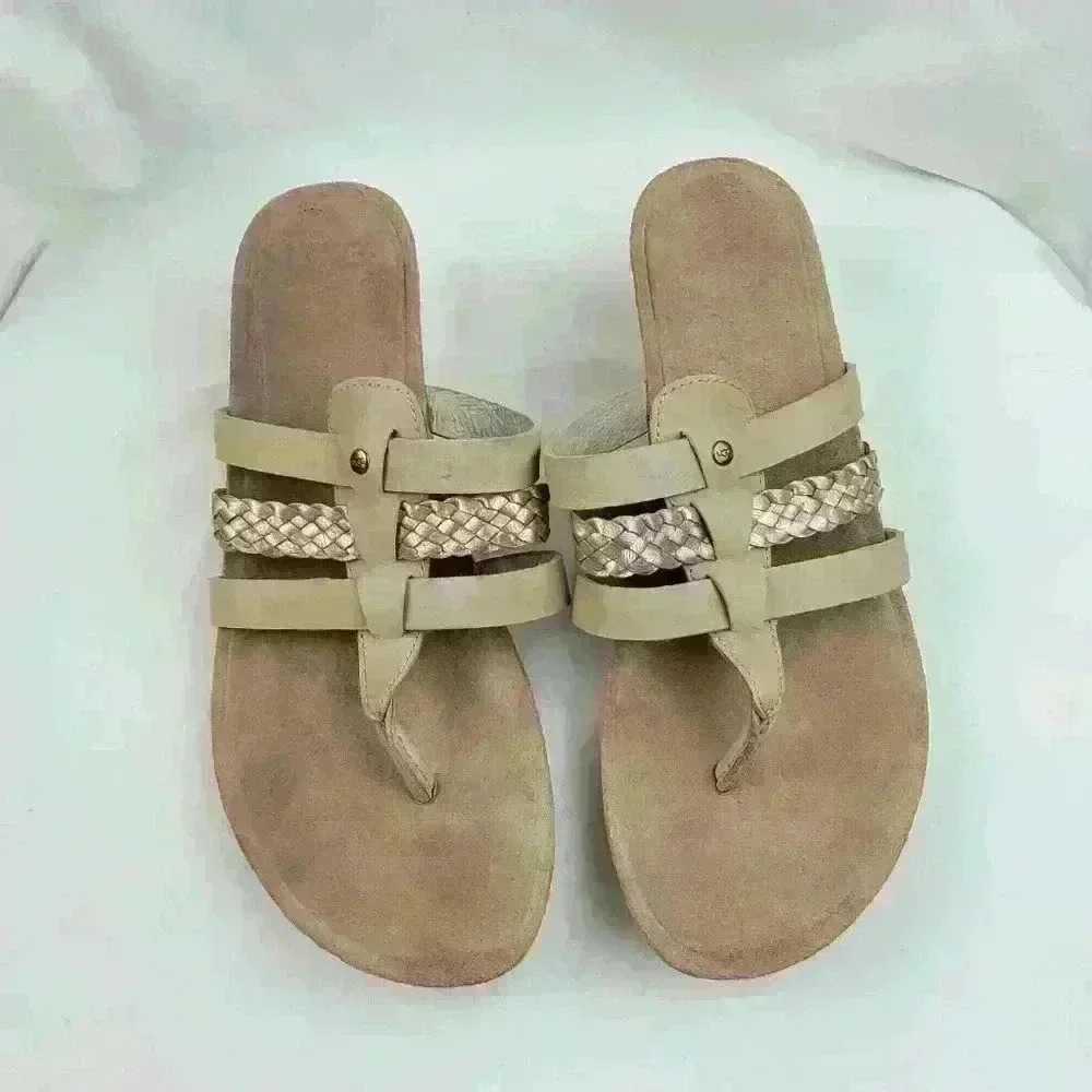 UGG Maddie Wedge Black Sandals 8.5 - Picture 8 of 14